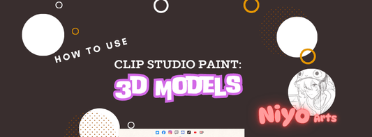 How to use Clip Studio Paint: 3D Models - Niyo's Art Shop