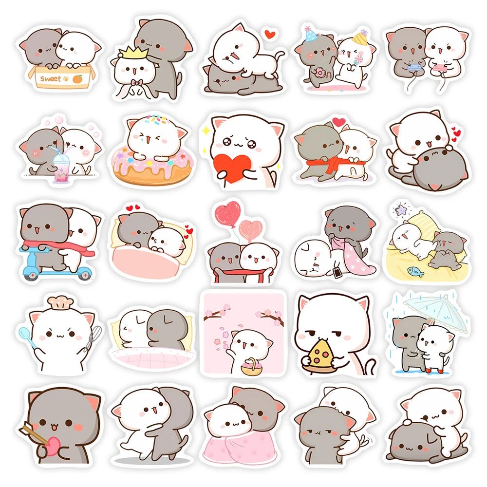 Bubu Cat - Assorted Stickers - Niyo's Art Shop