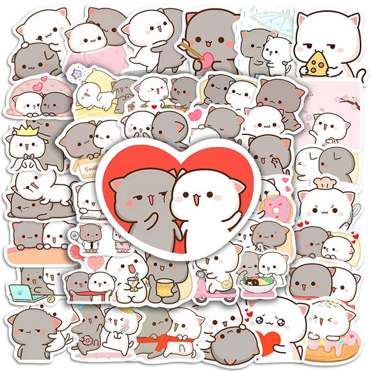 Bubu Cat - Assorted Stickers - Niyo's Art Shop