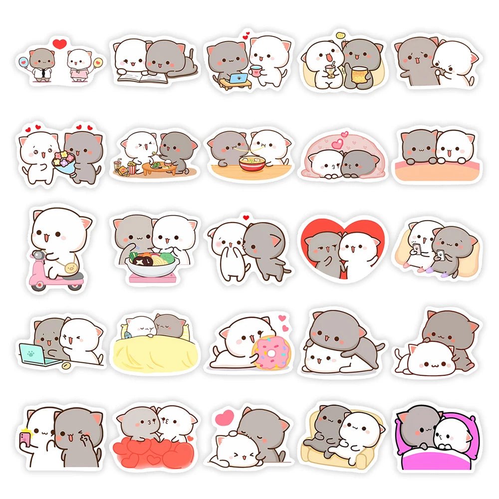 Bubu Cat - Assorted Stickers - Niyo's Art Shop
