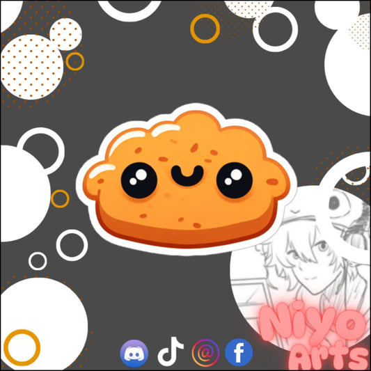 Holographic Chicken Nuggie - Niyo x Starrybean - Niyo's Art Shop