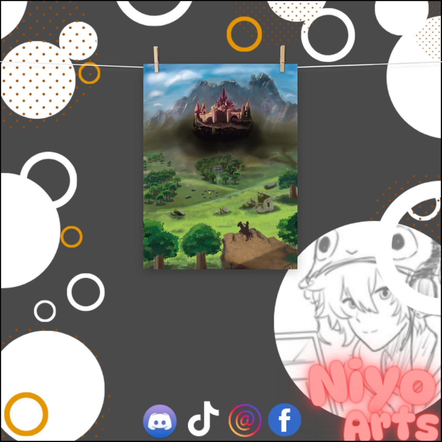 Hyrule Fields - Poster Print - Niyo Arts - Niyo's Art Shop