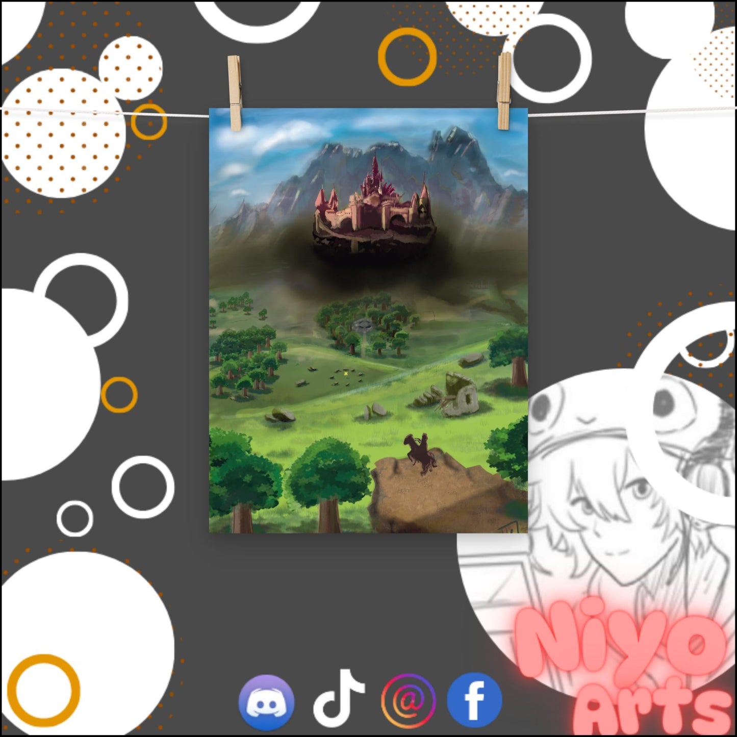 Hyrule Fields - Poster Print - Niyo Arts - Niyo's Art Shop