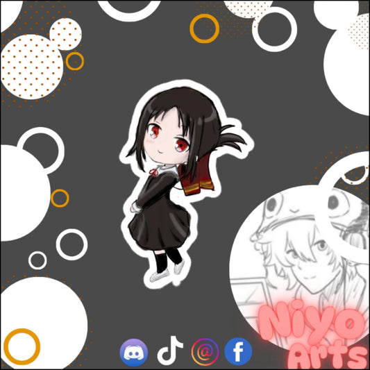 Kaguya - sama Love is War Sticker - Niyo Arts - Niyo's Art Shop