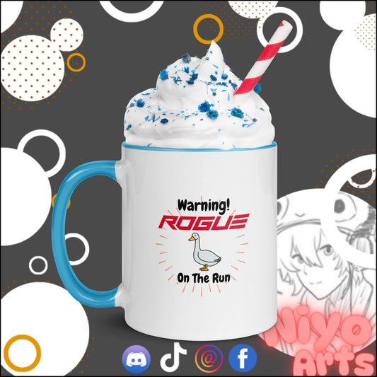 "Rogue Goos on The Run" - Novelty Mug - Niyo's Art Shop