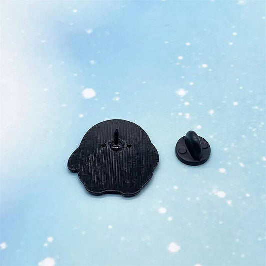 Fun Cartoon Yellow Duck Holding A Knife Enamel Lapel Pin - Creative Personality Gift for Friends - Niyo's Art Shop