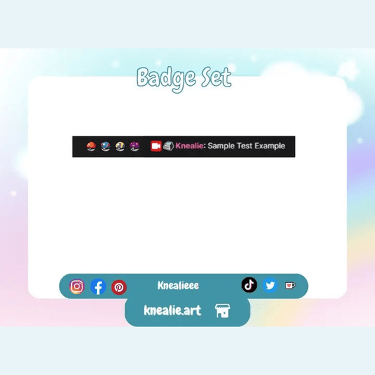 Pokemon Inspired Bit Badge Set - Niyo's Art Shop