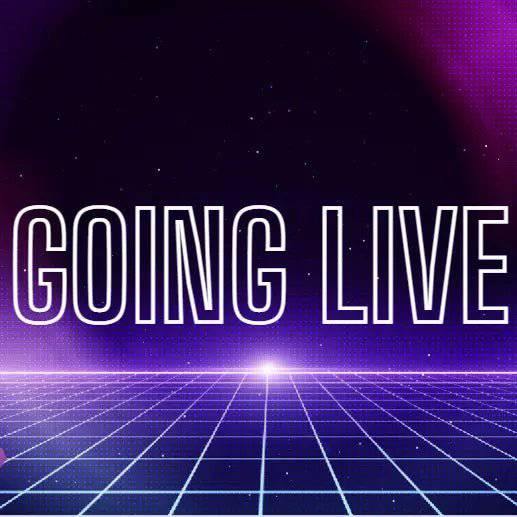 Static Going Live - Purple Gamer Scene - Niyo's Art Shop