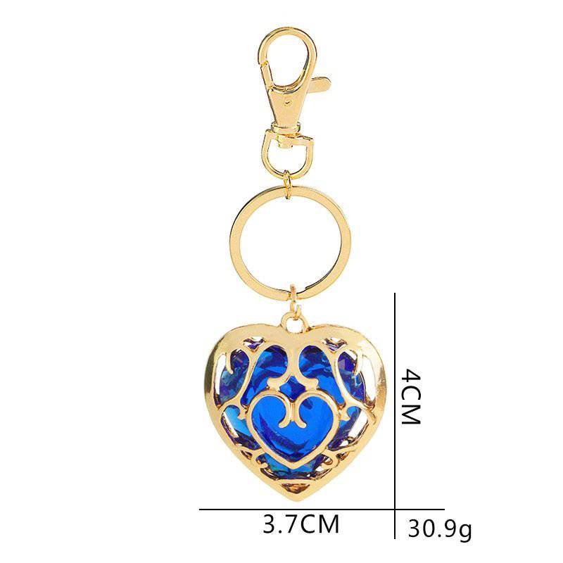 The Legend of Zelda "Piece of Heart" Keychain - Niyo's Art Shop