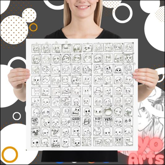 100 Emote Challenge - Twitch Iconography - Niyo's Art Shop