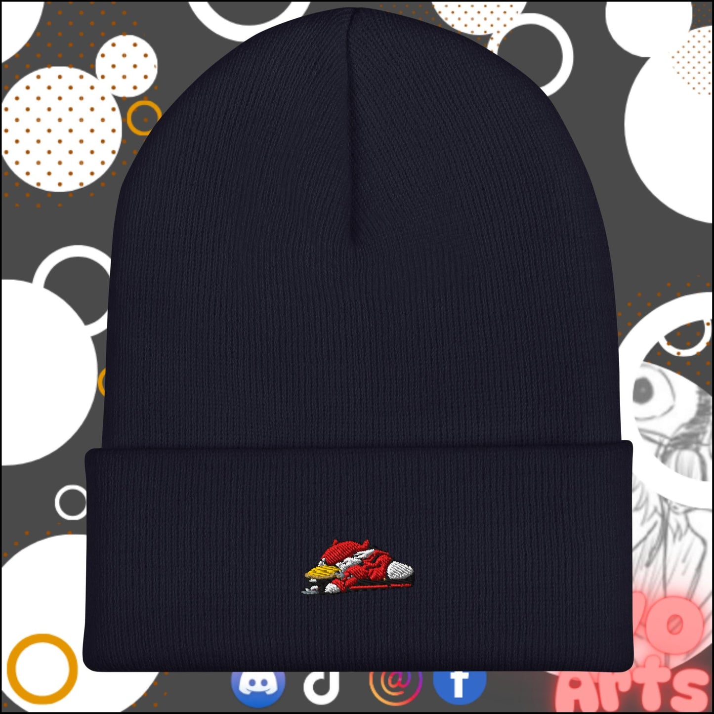 “Floor Tank” Dragoon Goose – Beanie - Niyo's Art Shop