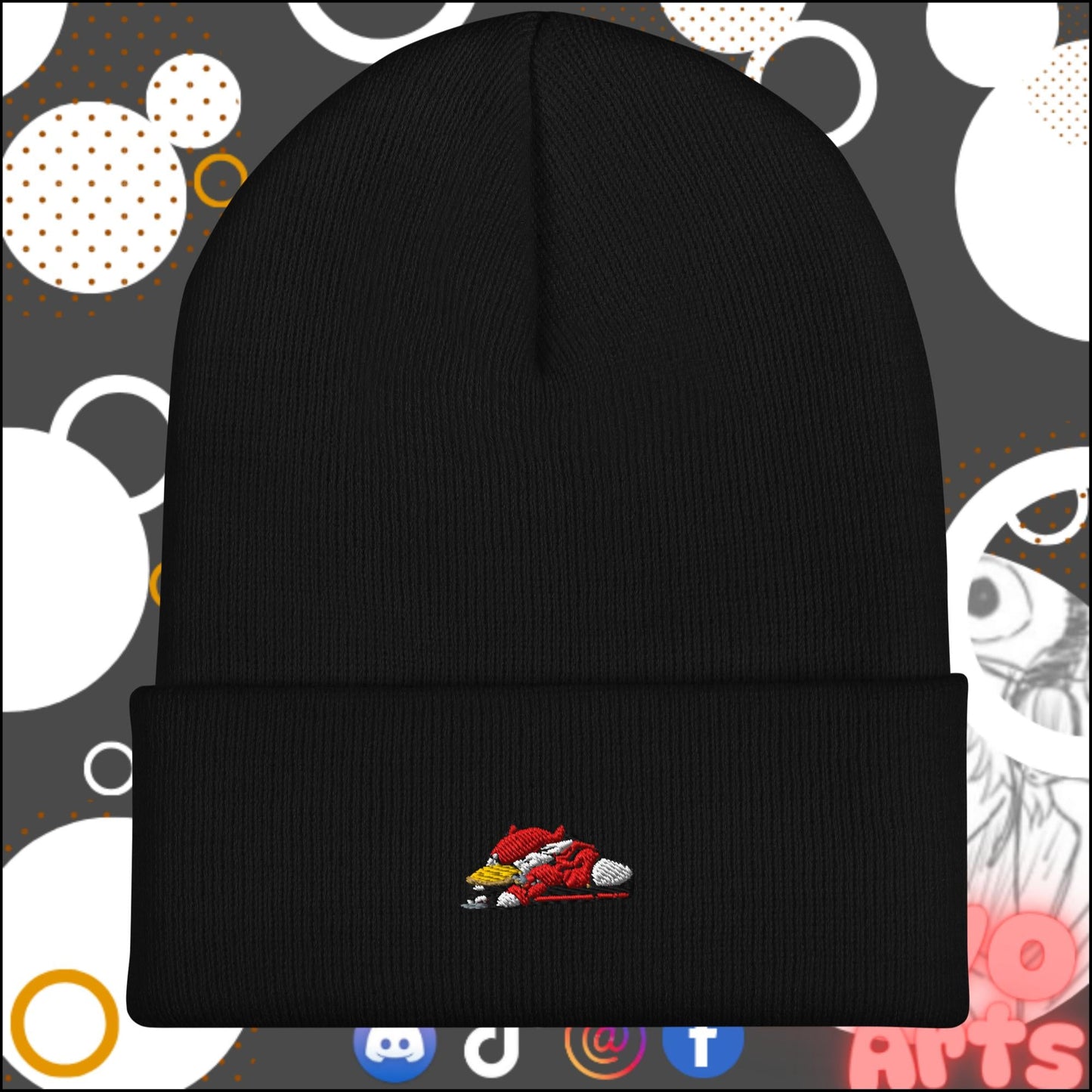 “Floor Tank” Dragoon Goose – Beanie - Niyo's Art Shop