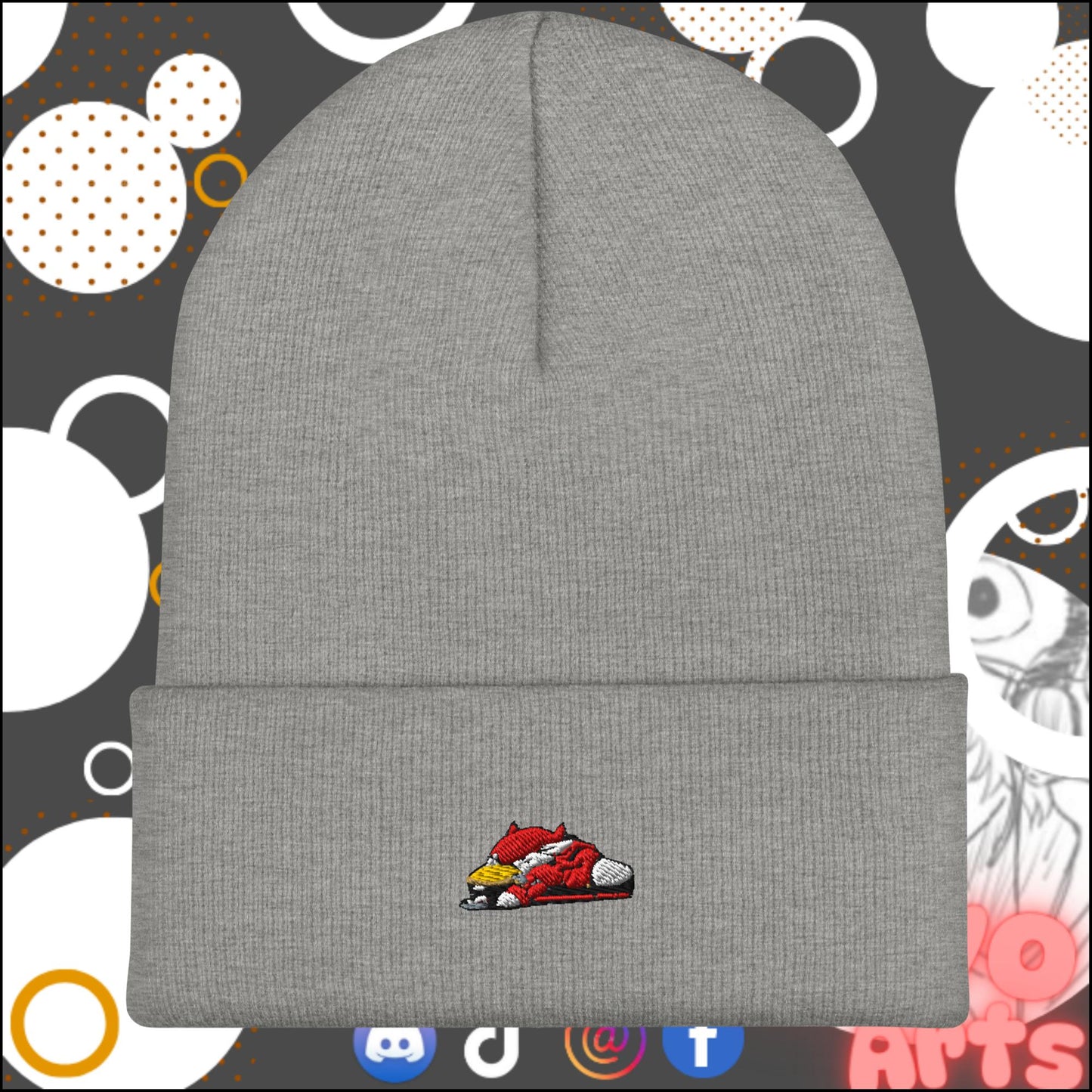 “Floor Tank” Dragoon Goose – Beanie - Niyo's Art Shop