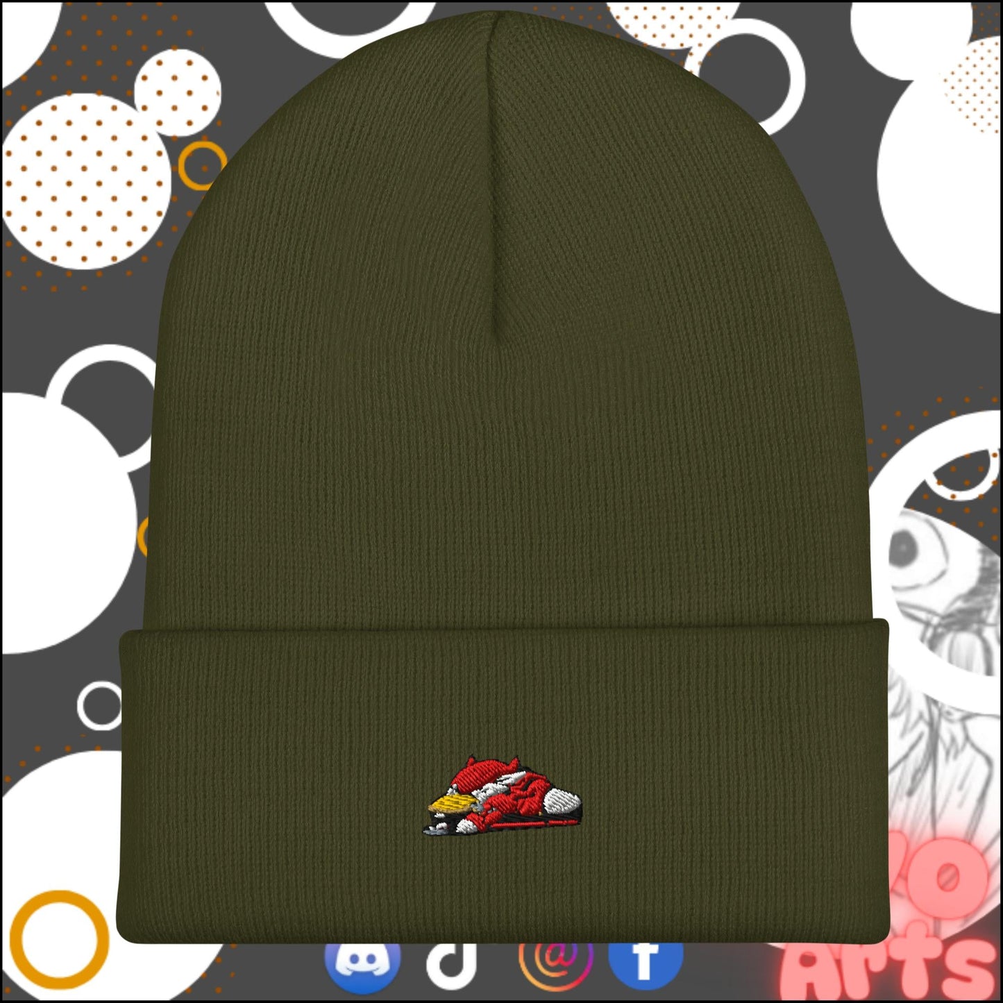“Floor Tank” Dragoon Goose – Beanie - Niyo's Art Shop