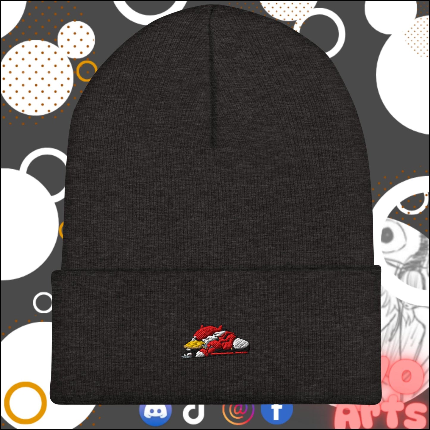 “Floor Tank” Dragoon Goose – Beanie - Niyo's Art Shop