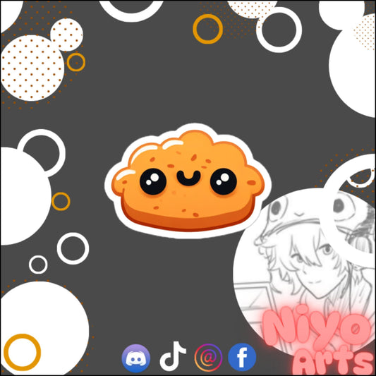 Holographic Chicken Nuggie - Niyo x Starrybean - Niyo's Art Shop