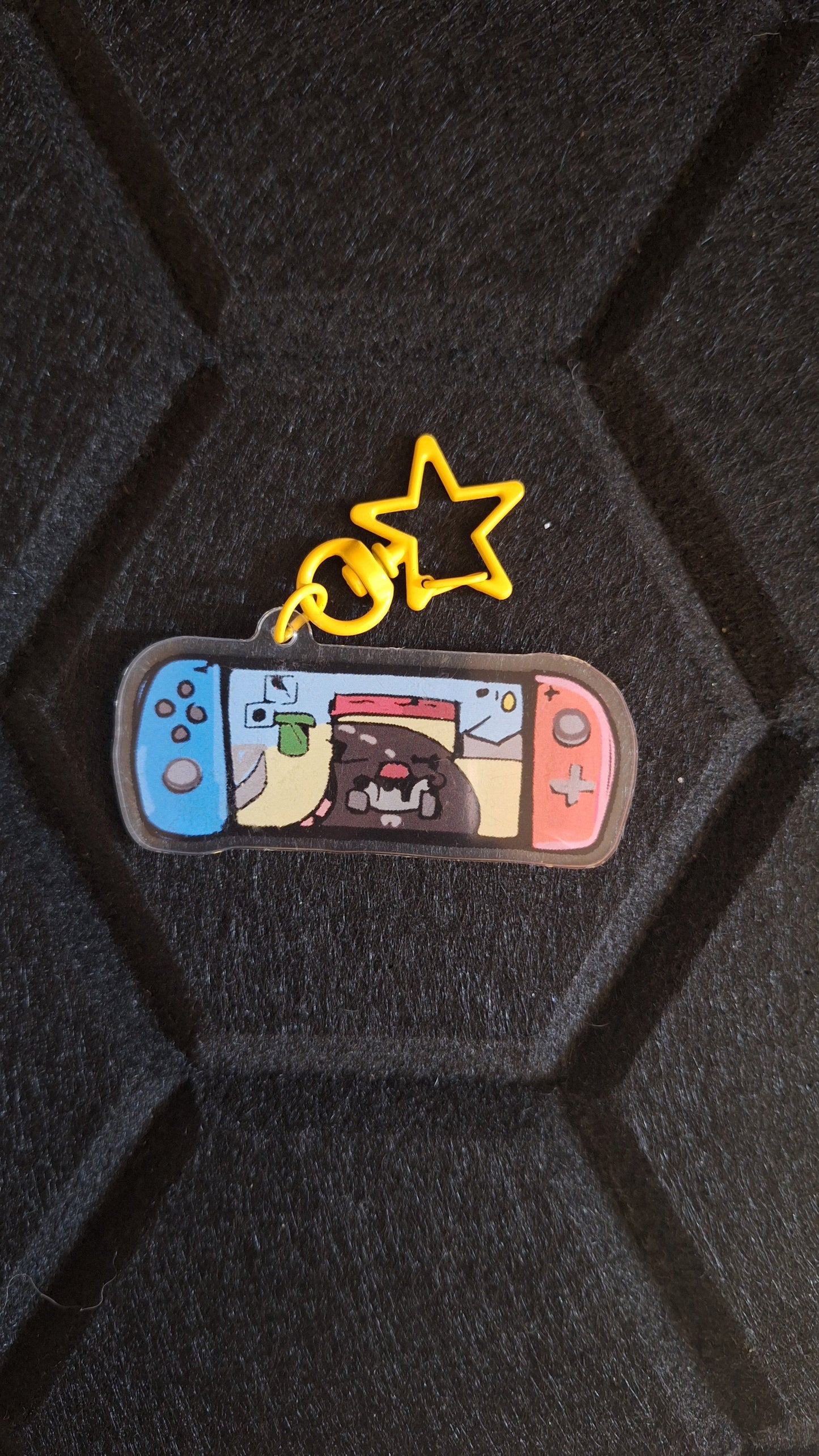 Keychain Bundle : Holographic Gaming Frog - Niyo's Art Shop