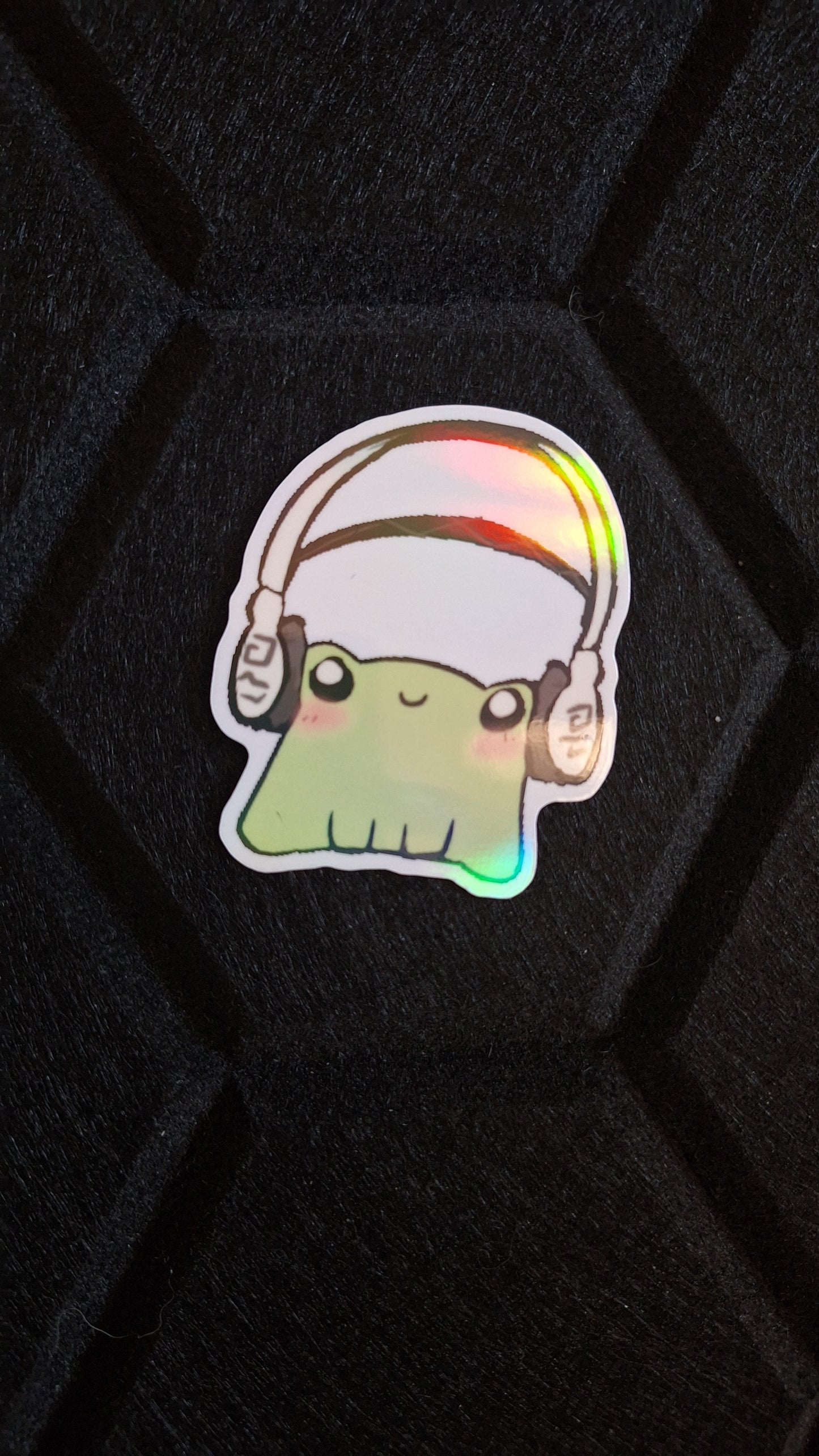 Keychain Bundle : Holographic Gaming Frog - Niyo's Art Shop