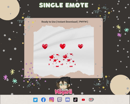Animated Heart Emote Set [Valentine's Day Seasonal]