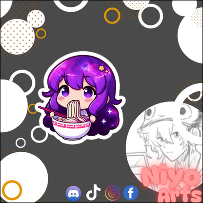 Ramen Time Sticker by Starrybean x Niyo Arts - Niyo's Art Shop