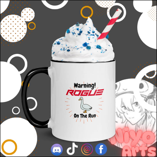 "Rogue Goos on The Run" - Novelty Mug - Niyo's Art Shop