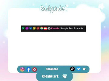 Final Fantasy Materia Multi - Colour Badge Set - Niyo's Art Shop