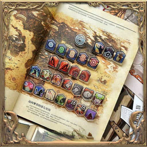Final Fantasy XIV Inspired Acrylic Pin Sets : Skill, Buff, Debuff and Ability Icons - Niyo's Art Shop