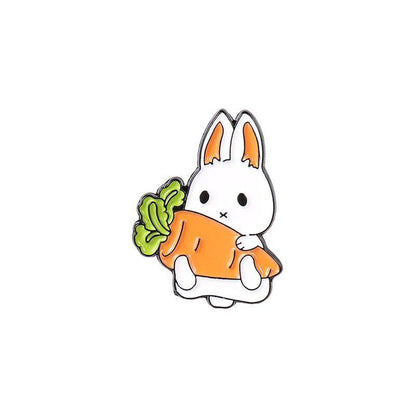 Pin Club | 5 set Custom Bunny Enamel Pins/Brooch - Niyo's Art Shop