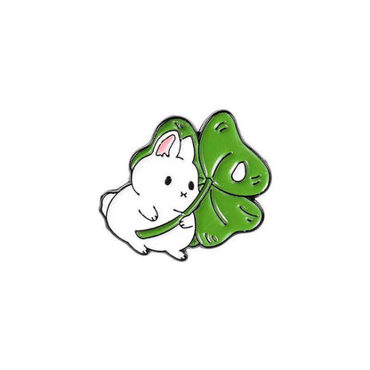 Pin Club | 5 set Custom Bunny Enamel Pins/Brooch - Niyo's Art Shop